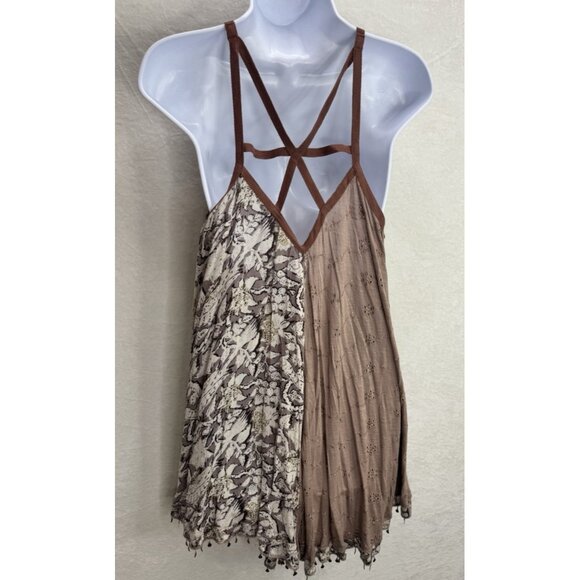 Free People Women's Size Small Tunic Top Trapeze Mini Dress - Picture 8 of 11